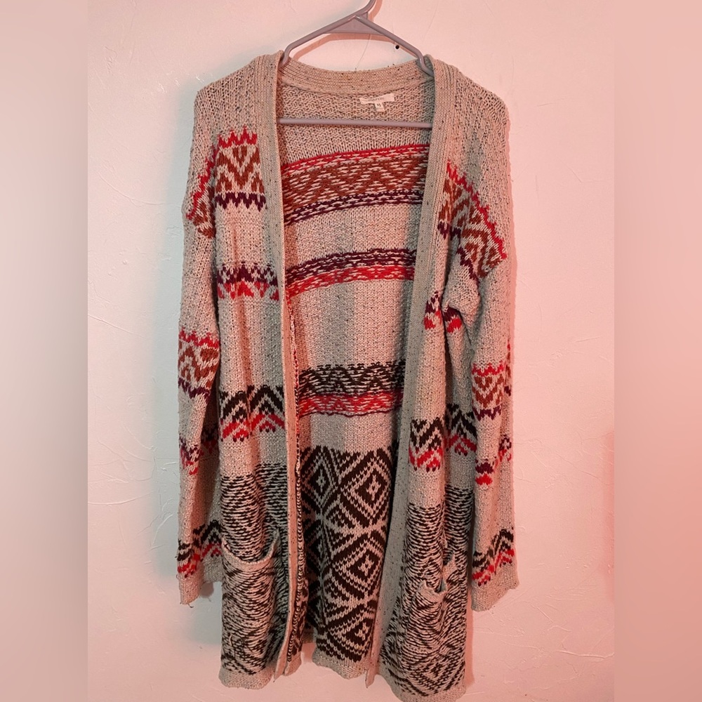 Western sweater cardigan